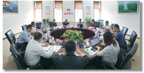 甕福集團(tuán)羅永留、開磷集團(tuán)杜紹倫一行到訪宜化集團(tuán)(圖1)