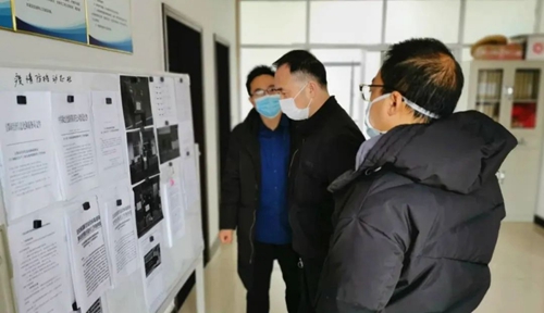 周金平先后到楚星公司、松滋肥業(yè)、實訓(xùn)基地和股份公司檢查疫情防控工作(圖3)