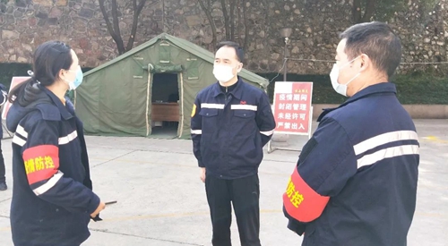 周金平先后到楚星公司、松滋肥業(yè)、實訓(xùn)基地和股份公司檢查疫情防控工作(圖4)