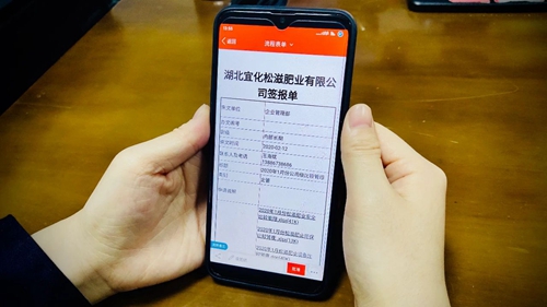 線上辦公零接觸！松滋肥業(yè)信息化在戰(zhàn)“疫”之中顯身手(圖2)